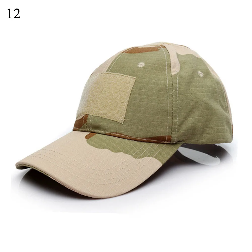 12 Унисекс камуфляж Snapback военный тактический патч в виде шляпы армейская тактическая бейсбольная Кепка унисекс ACU CP пустынный камуфляж головные уборы для мужчин и женщин - Цвет: 12