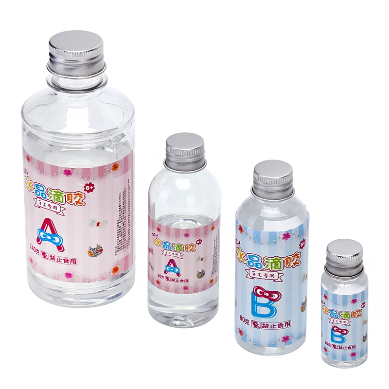 

2PCS/Set Transparent Crystal Clear Resin Pigment Epoxy Transparent Clear Resin Art Craft For Jewelry Making DIY Tools