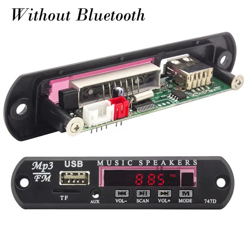 Q9A Автомобильный аудио USB TF SD FM радио модуль беспроводной Bluetooth 5 в 12 В MP3 WMA декодер доска MP3-плеер с пультом дистанционного управления для автомобиля - Цвет: Q9A