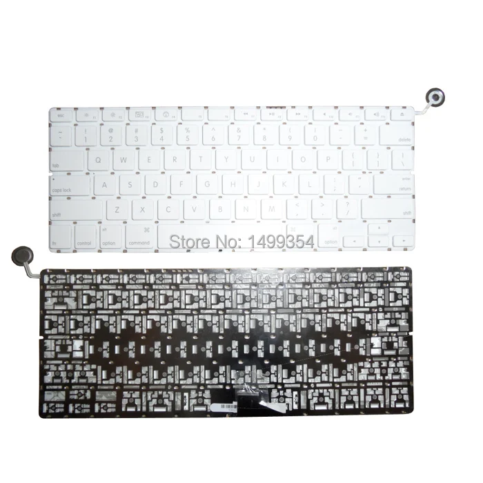 Новая 2009 2010 год A1342 Клавиатура США для Apple Macbook Unibody 13 ''A1342 маленький ключ ввода