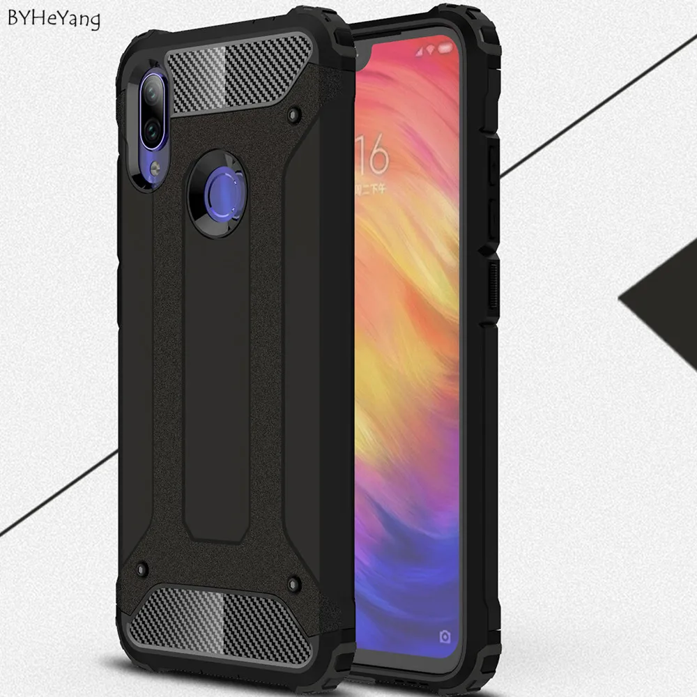 Для Xiaomi Redmi Note 7 чехол Гибридный Броня робот двухслойный защитный для Note7 Funda Pro |