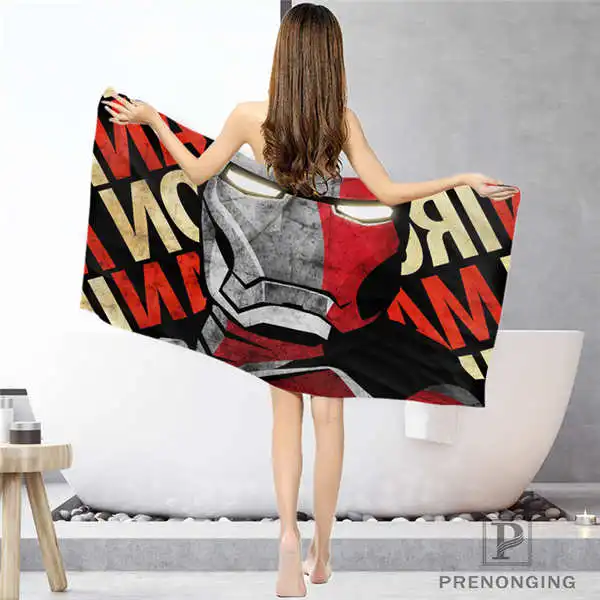 Face or Bath Towel На заказ iron_man тряпка для ванной комнаты полотенце s полотенце для лица/банное полотенце для душа Размер s 33x74 см/72x143 см#18-12-16-01 - Цвет: Face or Bath Towel