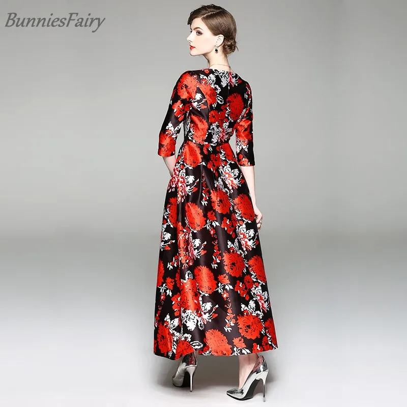 BunniesFairy 2018 новые летние Винтаж Для женщин Ретро цветок Цветочный принт атласное