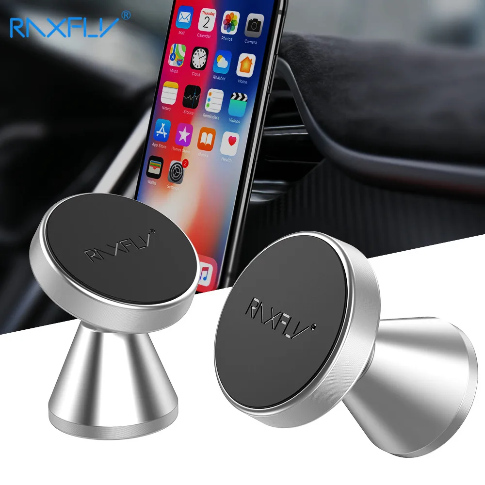 Автомобильный мини-держатель для телефона RAXFLY магнитный кронштейн iPhone Samsung Xiaomi