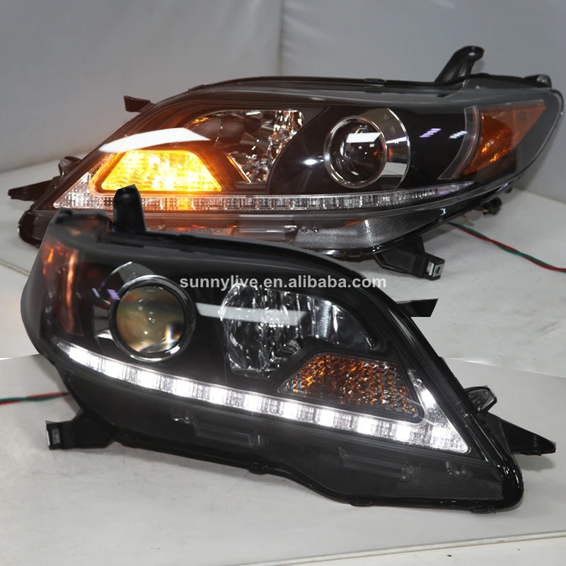 

2015-2017 год/2011-2014 год для TOYOTA Sienna светодиодный ная передняя фара черный корпус SN