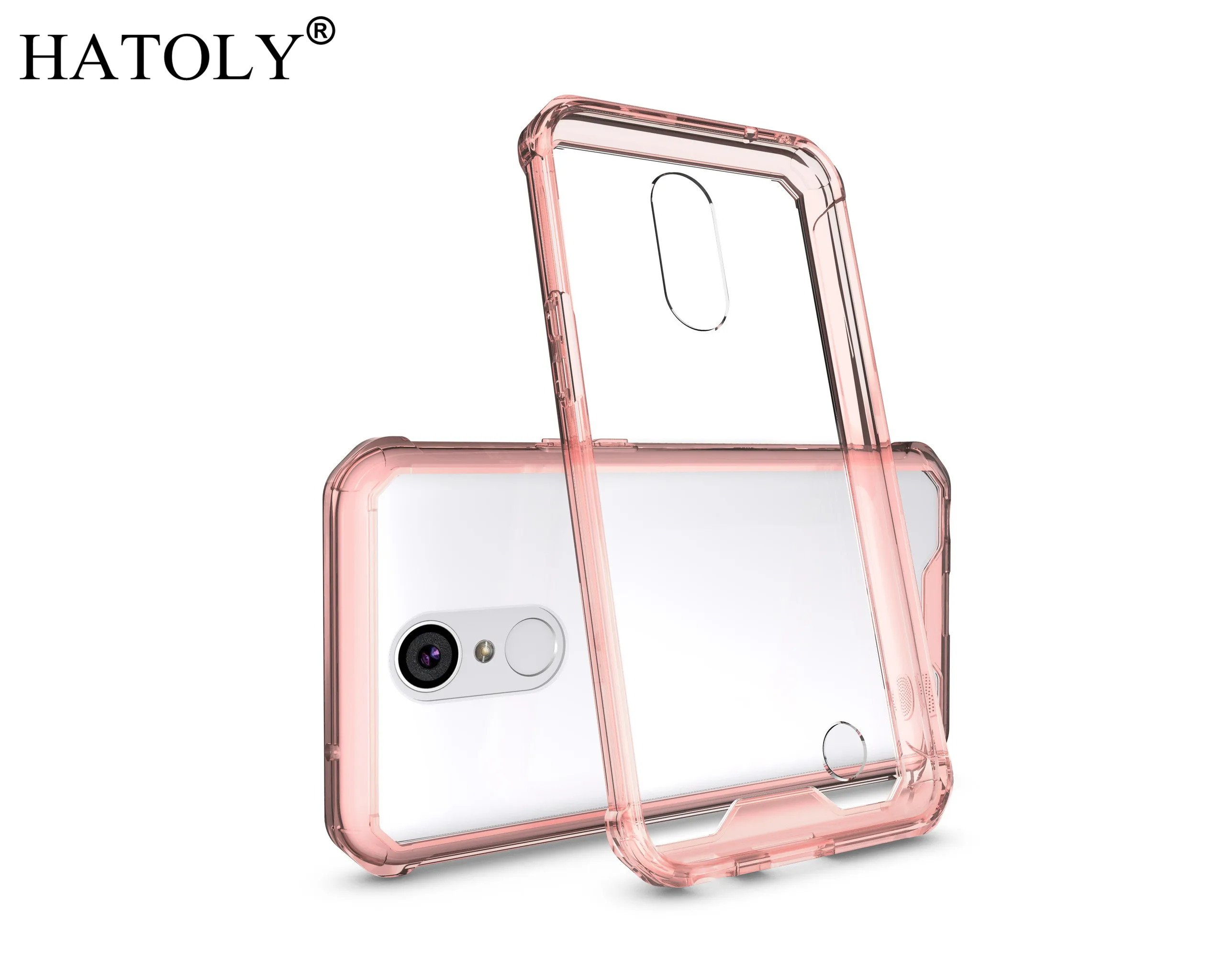 Hatoly 2017 чехол для LG K10 красочные границы прозрачный средство защиты ПК lv5/M250N/K20 плюс