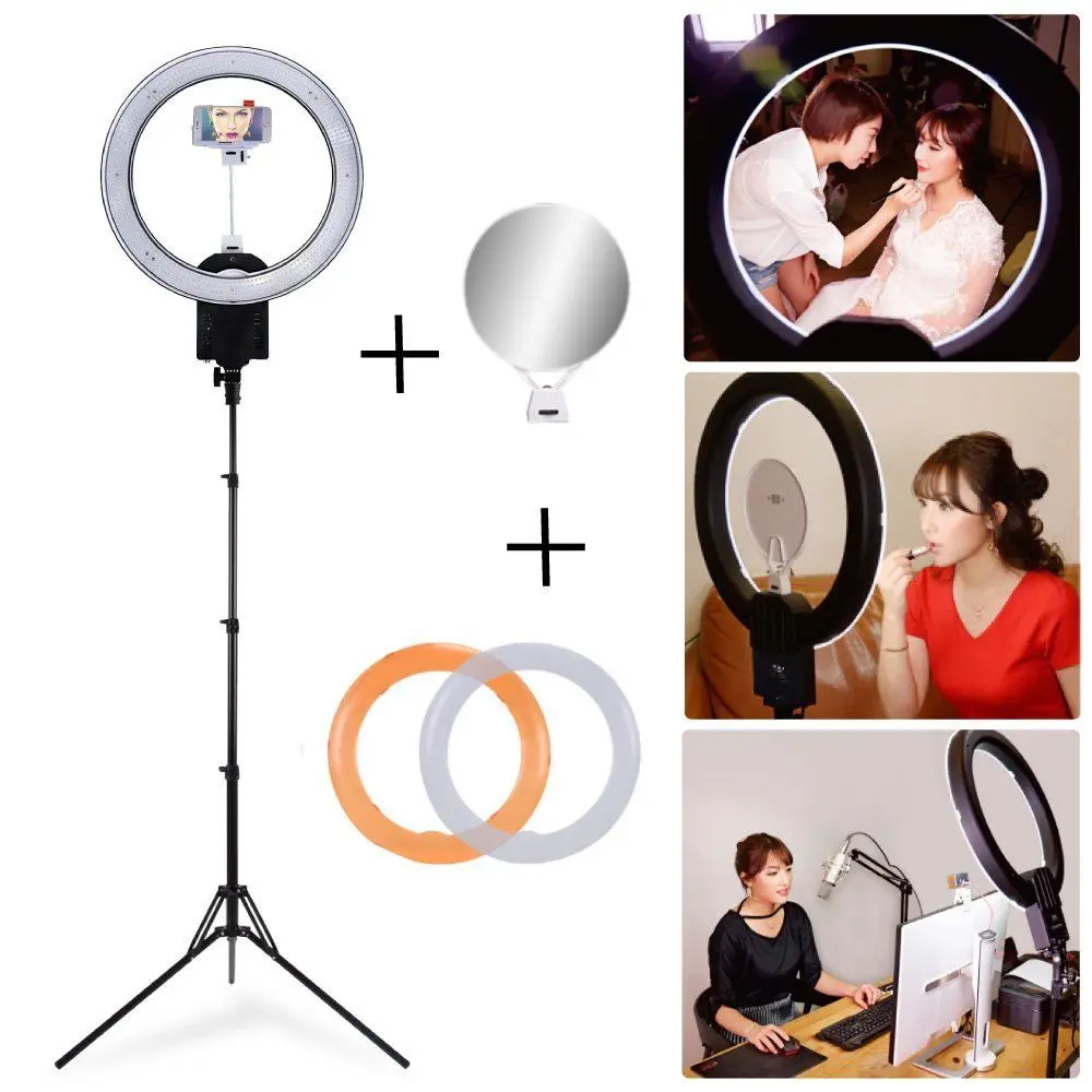 NanGuang Studio CN R640 640 светодио дный CRI 95 5600 К кольцо света с 185 см 6' осветительная