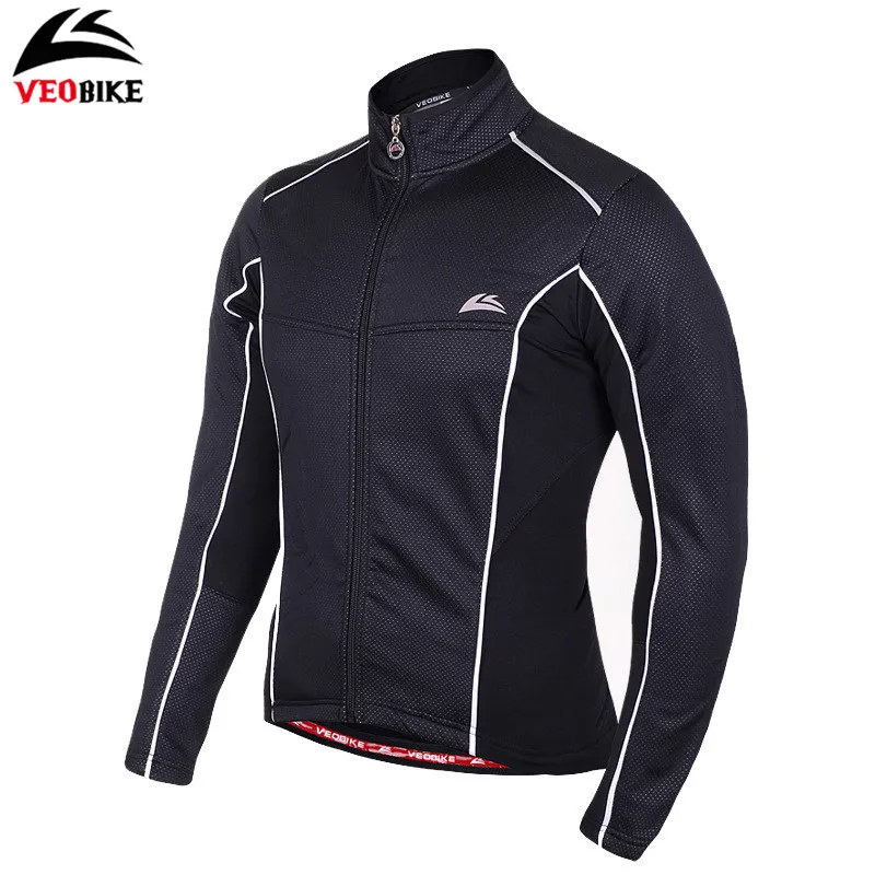 Велосипедная куртка VEOBIKE Флисовая теплая утепленная WindStopper одежда для велоспорта