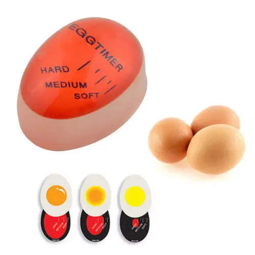 

New Arrival Beep Egg Timer Perfect Color Changing Timer Yummy Soft Hard Boiled Eggs Cooking Kitchen Egg Tools Thermometer