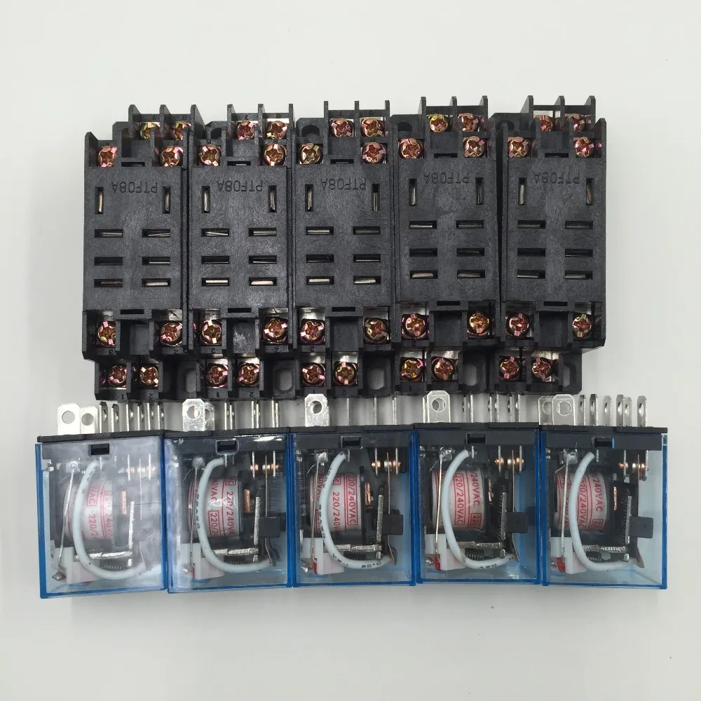 10 шт. реле LY2NJ 12 В постоянного тока маленькое А 8PIN катушка DPDT | Обустройство дома