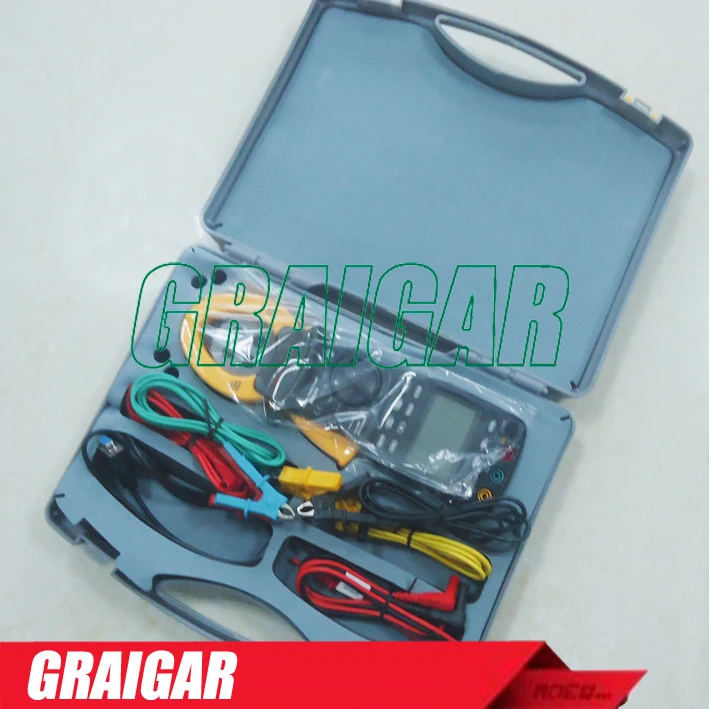 Цифровой измеритель зажимов с фактором мощности Интеллектуальный Высокоточный