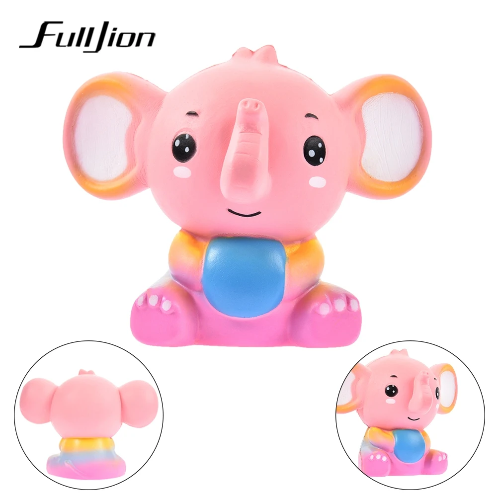 Fulljion развлечения Jumbo Squishy слон Squish Новинка кляп игрушка для детей снятие стресса