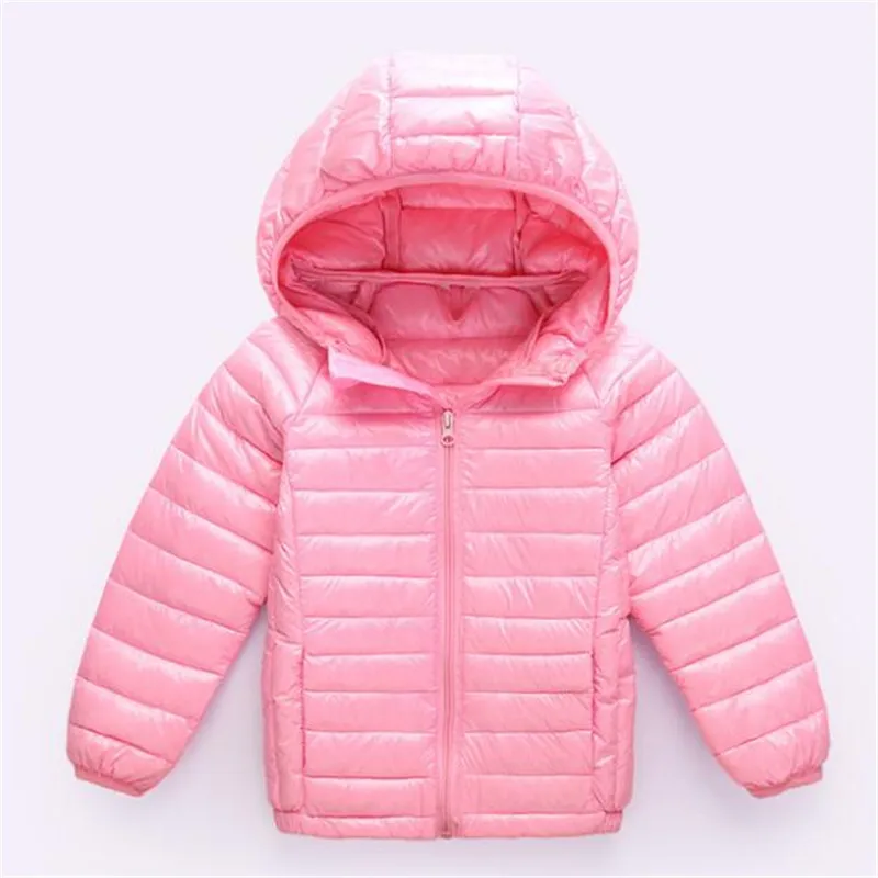2018 детские яркие цвета теплые белые куртки на утином пуху Одежда для мальчиков и