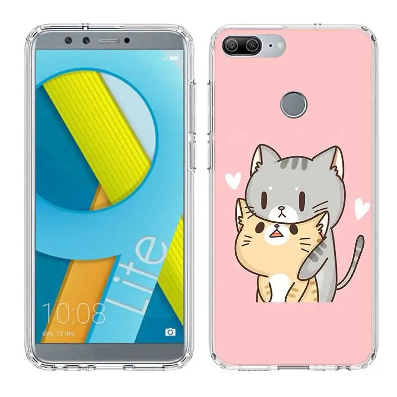 Cute Cartoon Dog Pig Cat Soft TPU Print Hull Case For Huawei Honor 8X MAX 8 9 10 lite 7 7X 6X V9 Play V20 Frosted Fundas Cover |