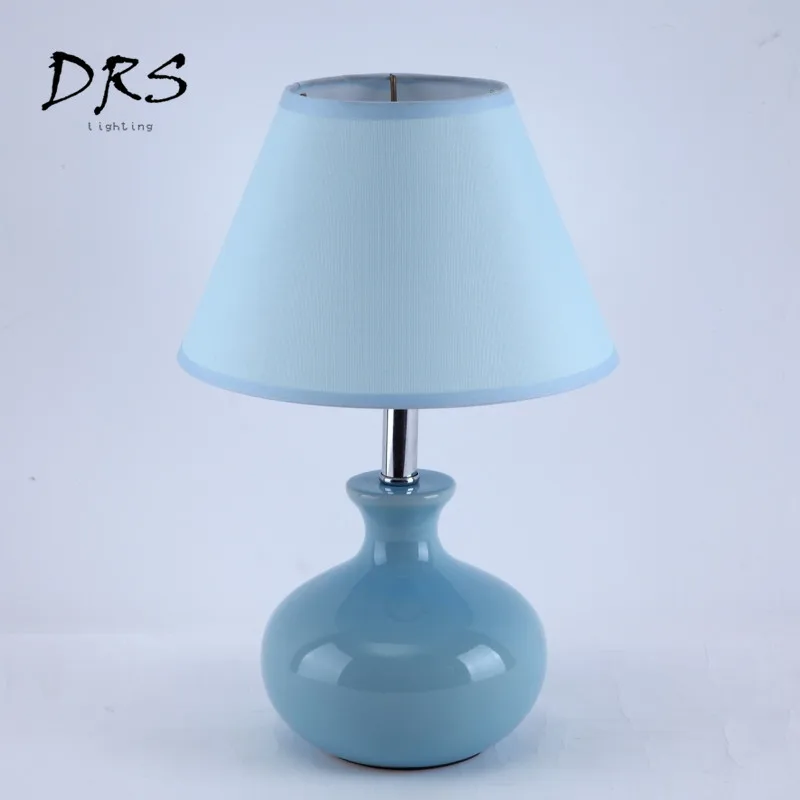 Новая китайская керамическая настольная лампа прикроватная креативная
