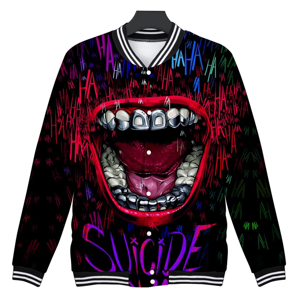 Куртки feitong мужские весенне осенние дышащие хлопковые с принтом и смехом|Мужские