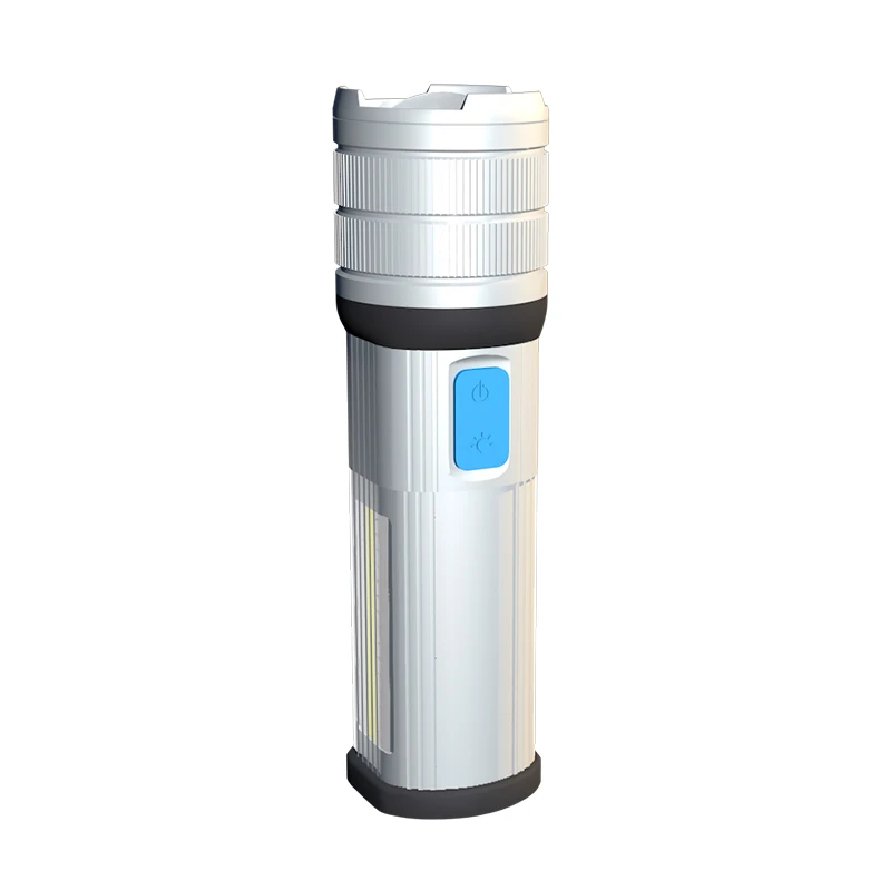 Светодиодный фонарик многофункциональный встроенный аккумулятор T6/L2/P90 фонарь и COB красный белый синий прожектор с сильным магнитом power Bank