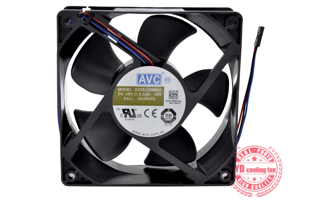 NEW AVC 12038 DATA1238B8H -059 DC48V 0.33A 120*38mm cooling fan |