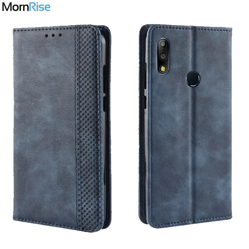 Роскошный тонкий кожаный чехол-книжка в стиле ретро на магните для Asus Zenfone Max Pro M2 ZB631KL, чехол-книжка с бумажником и подставкой, мягкий чехол, чехлы для телефонов