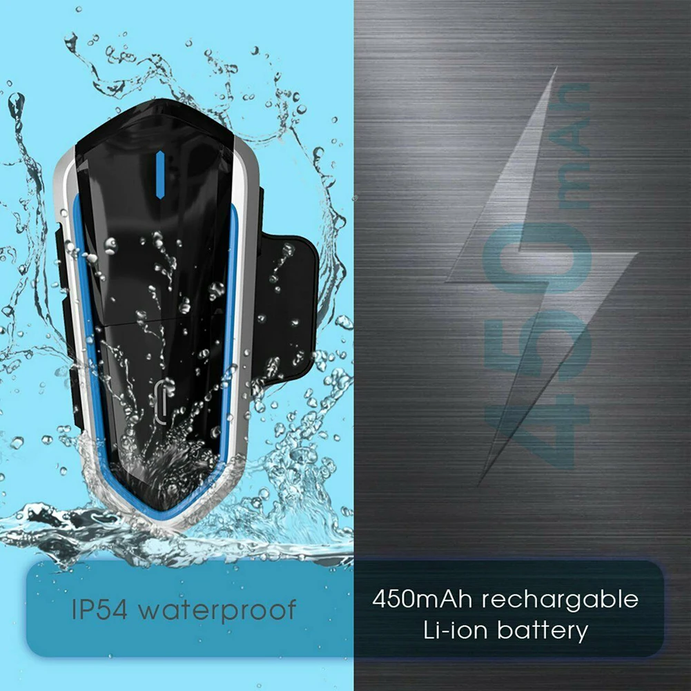 Новинка 2019 bluetooth-гарнитура для мотоциклетного шлема водонепроницаемое