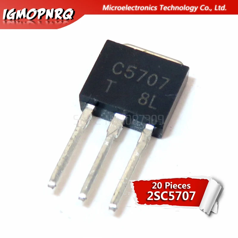 20 шт. транзистор 2SC5707 TO-251 C5707 TO251 горячие продукты | Электронные компоненты и