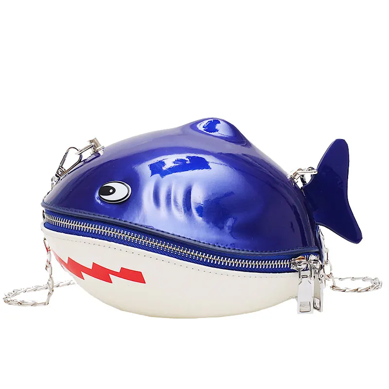 Женская сумка-мессенджер из искусственной кожи Shark дизайнерская сумка через