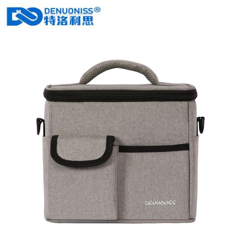 DENUONISS Insulated Leakproof Lunch Bag Lunch Box For Adults Kids, Stylish Cooler Bag for Office School Picnic Adjustable
