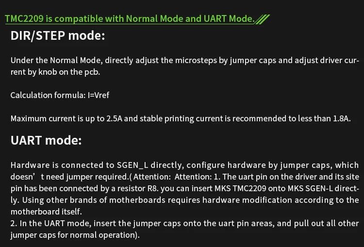 5 шт. MKS TMC2209 UART шаговый двигатель драйвер Stepsticks немой драйвер VS TMC2208 TMC2130 для MKS SGen L плата 3d принтер части