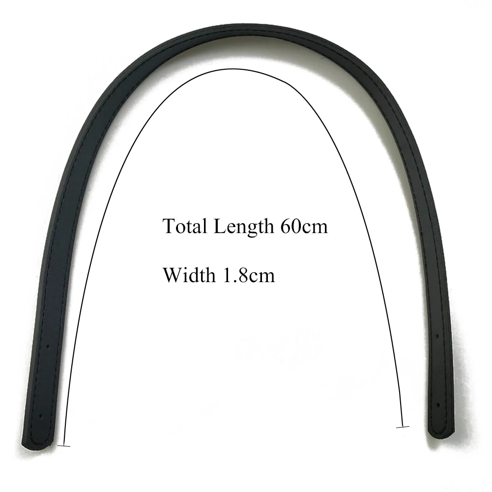 Женская сумка ручной работы из экокожи коричневая/черная 60 см|Детали и