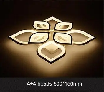 Lican Modern led ceiling Chandelier lights for living room bedroom Plafon home Dec AC85-265V White Led Chandelier Lamp Fixtures - Цвет абажура: 8 heads