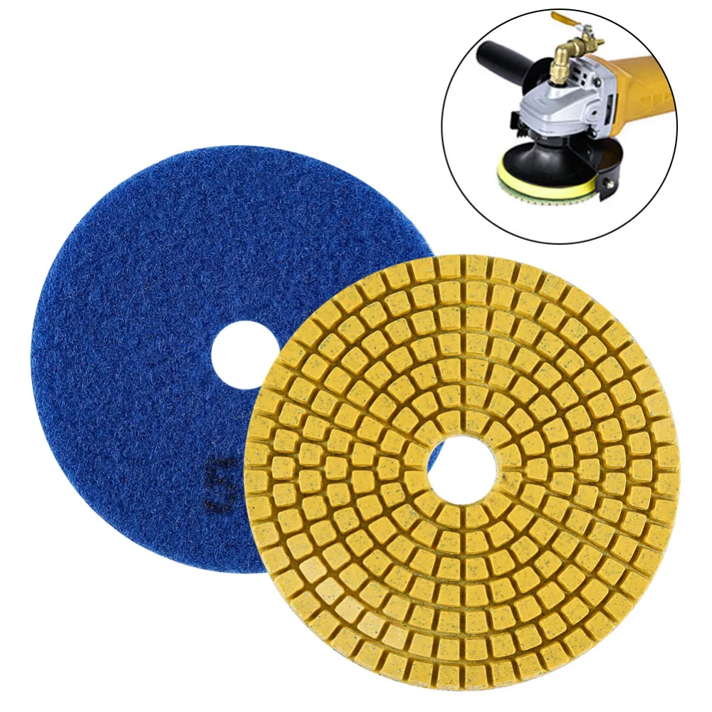 

Polishing Pads Kit 4inch 100MM Wet/Dry Grinding Disc Marble Stone Concrete Polishing Pad