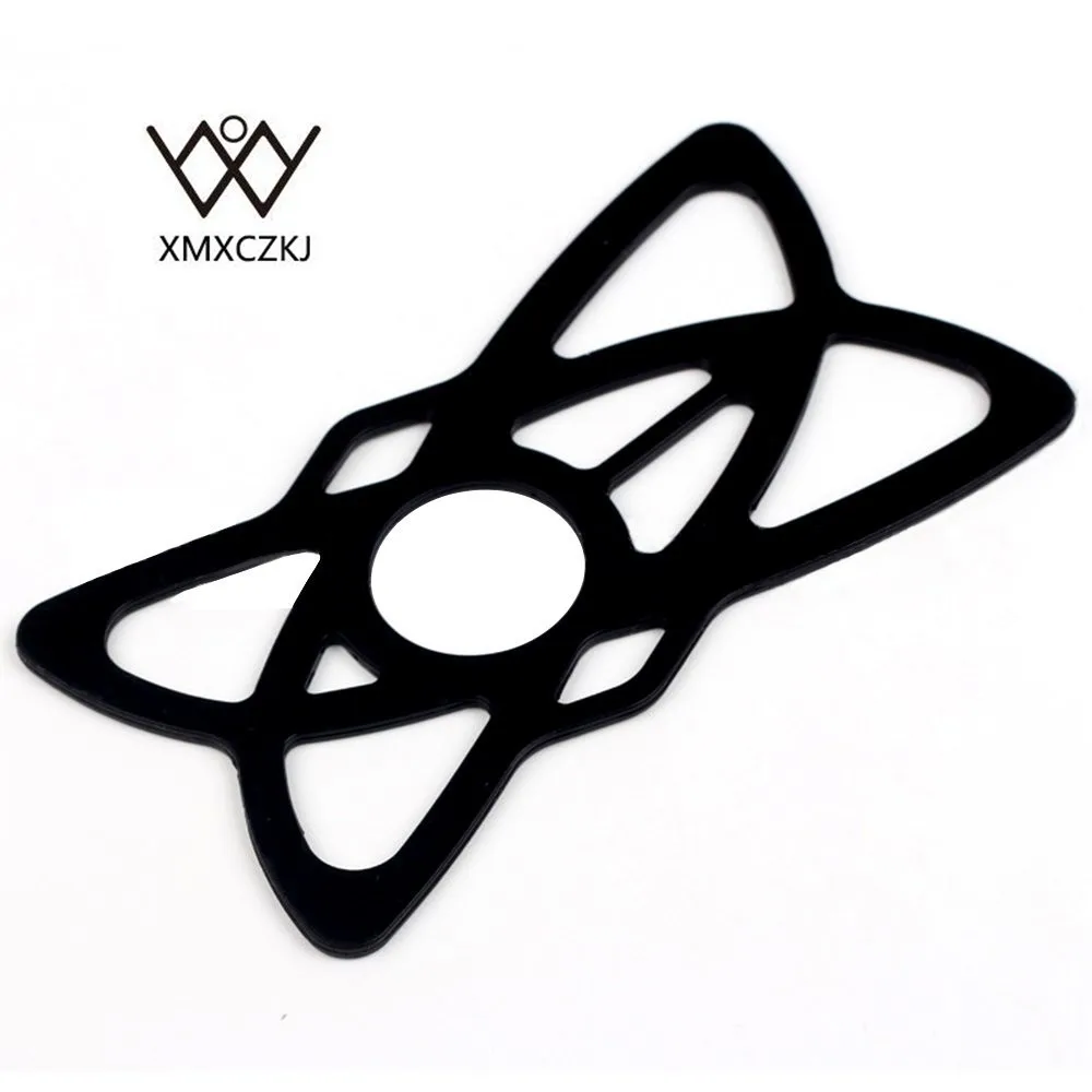1Pcs Black XMXCZKJ Универсальное крепление сотового телефона держатель велосипедная Ручка Крепление с силиконовой резиновой ремни безопасности для всех смартфонов - Цвет: 1Pcs Black