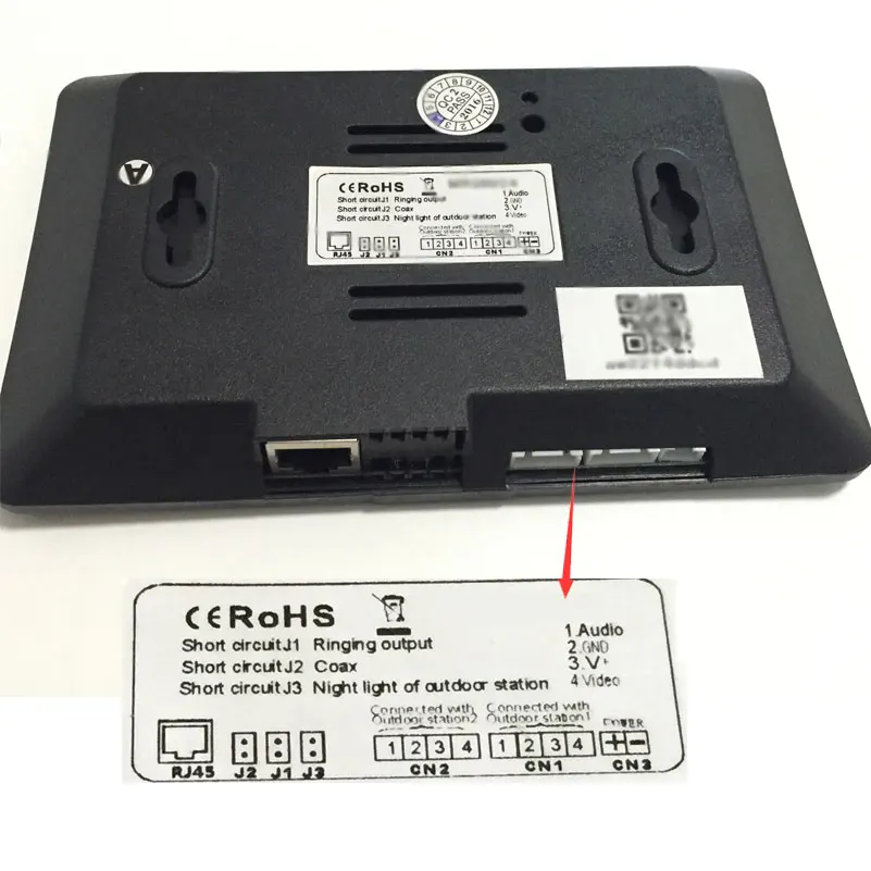 Беспроводной Wi Fi IP бокс для видеодомофона дверной звонок здания Интерком система