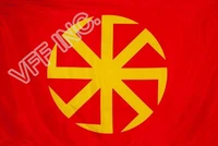 russian imperial kolovrat or solstice flag 3ft x 5ft polyester banner flying 150 90cm custom flag outdoor ri15