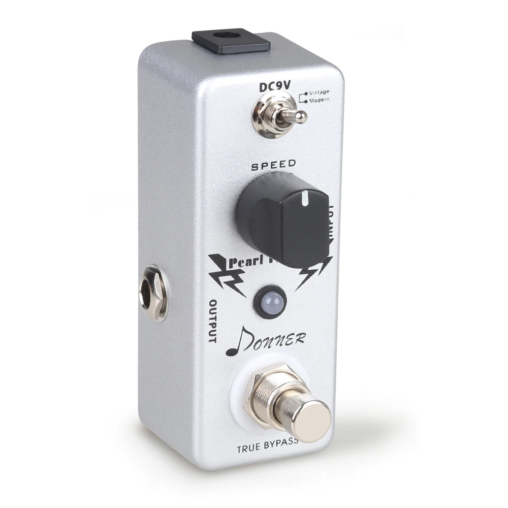 Donner Phase Guitar Effect Pedal Pearl Tremor аксессуары для электрогитары высокого качества портативные педали для гитары True Bypass