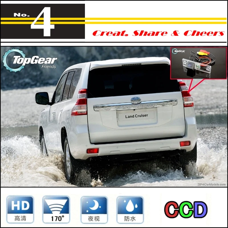 Автомобильная камера для TOYOTA Land Cruiser Prado LC 150 LC150 резервная Водонепроницаемая