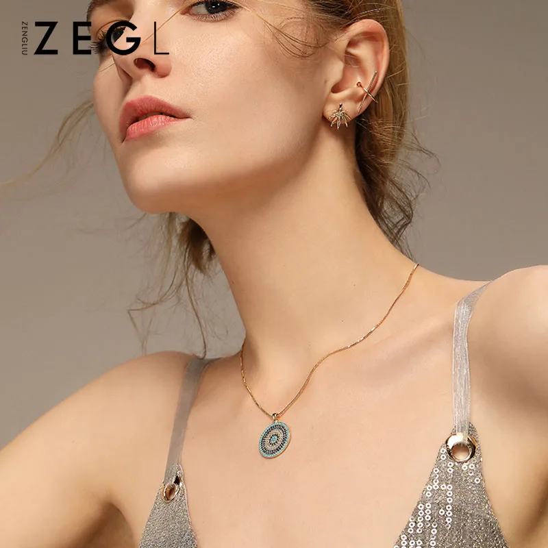 ZEGL wild clothes accessories necklace Female clavicle chain short paragraph simple collar jewelry | Украшения и аксессуары