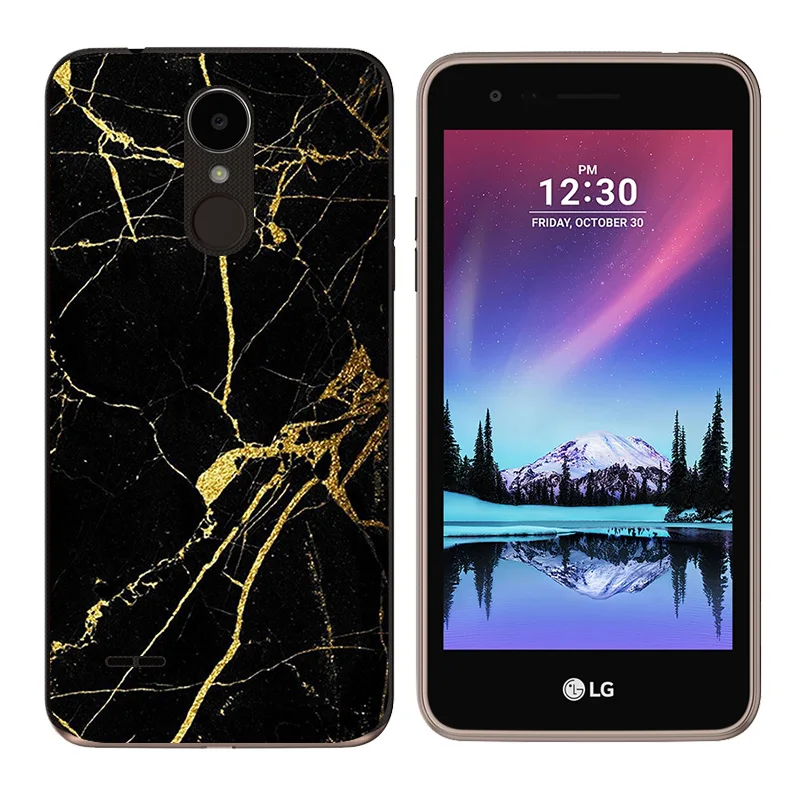 for LG K4 2017 X230K Case Soft TPU Silicone Cover Const Printing Phone X230 / EU Version 5.0 Capa |