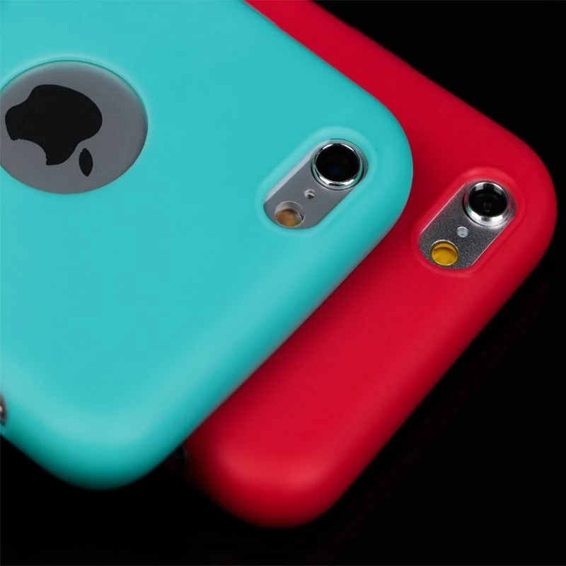 Новое поступление чехол для iPhone 6! Конфеты цвета мягкой ТПУ силиконовой телефон