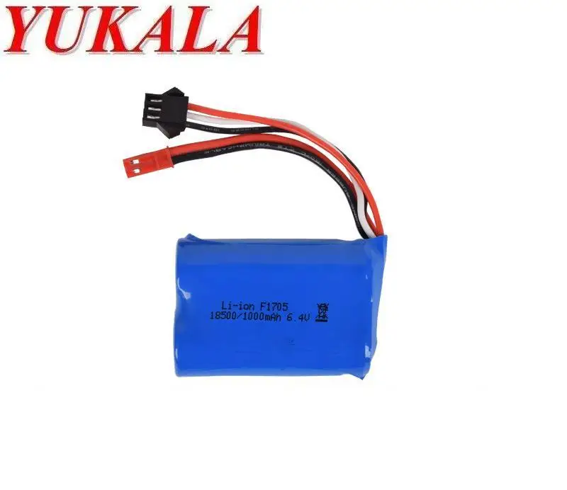 YUKALA wl A303 A313 A323 A333 1/12 высокая скорость RC грузовик батарея 6 4 в 1000 мАч литий ионный