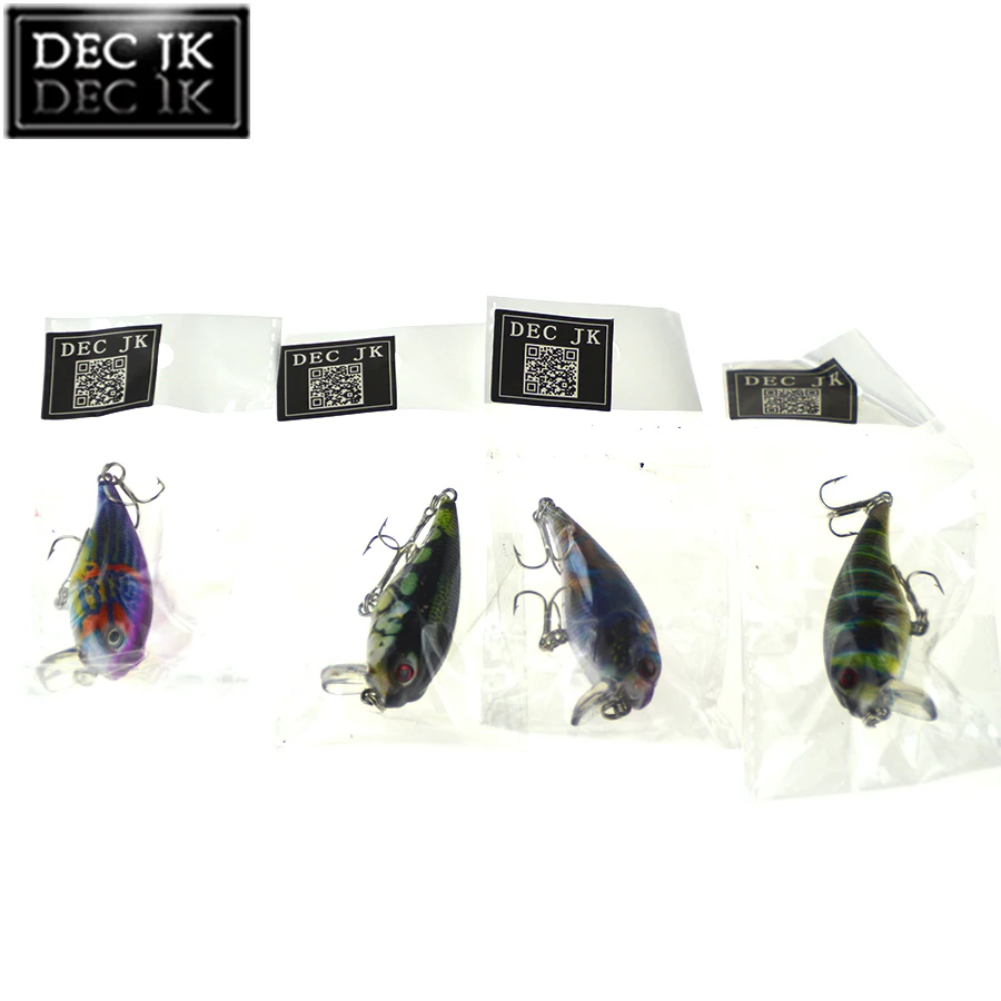 4 шт. искусственные приманки воблеры с крючками аксессуары для троллинга