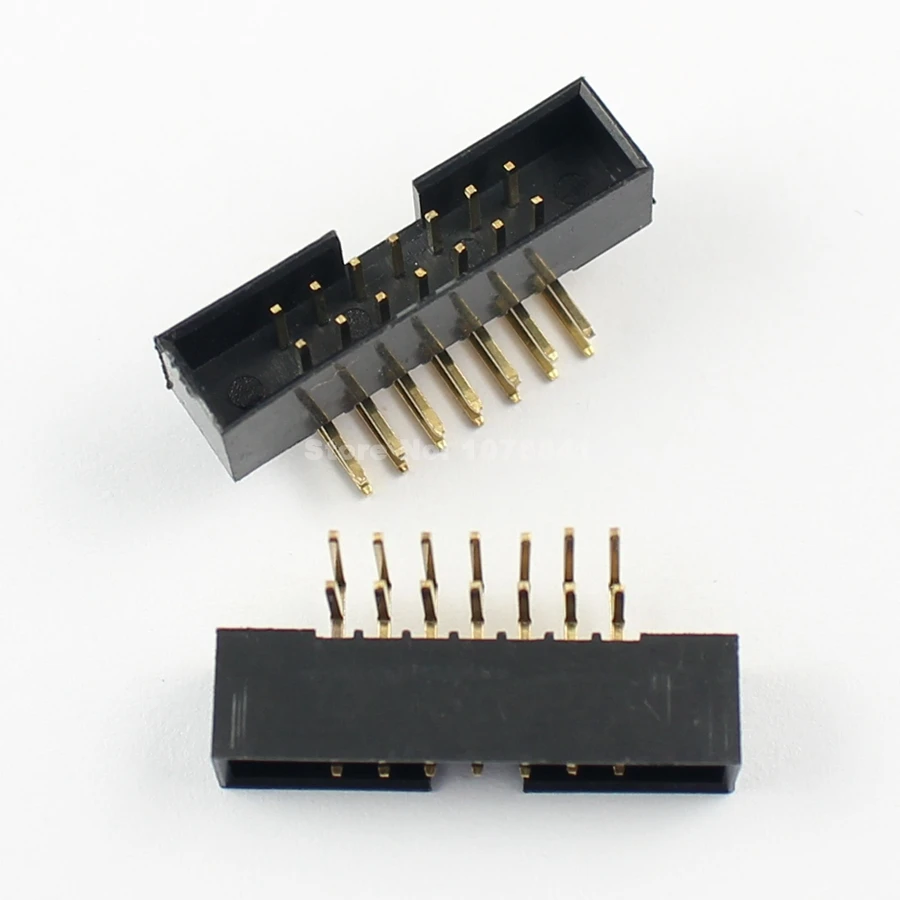 10 шт. 2 мм 2x7 контактов 14 прямоугольный Штекерный кожух разъем IDC Box|connector 2mm|connector
