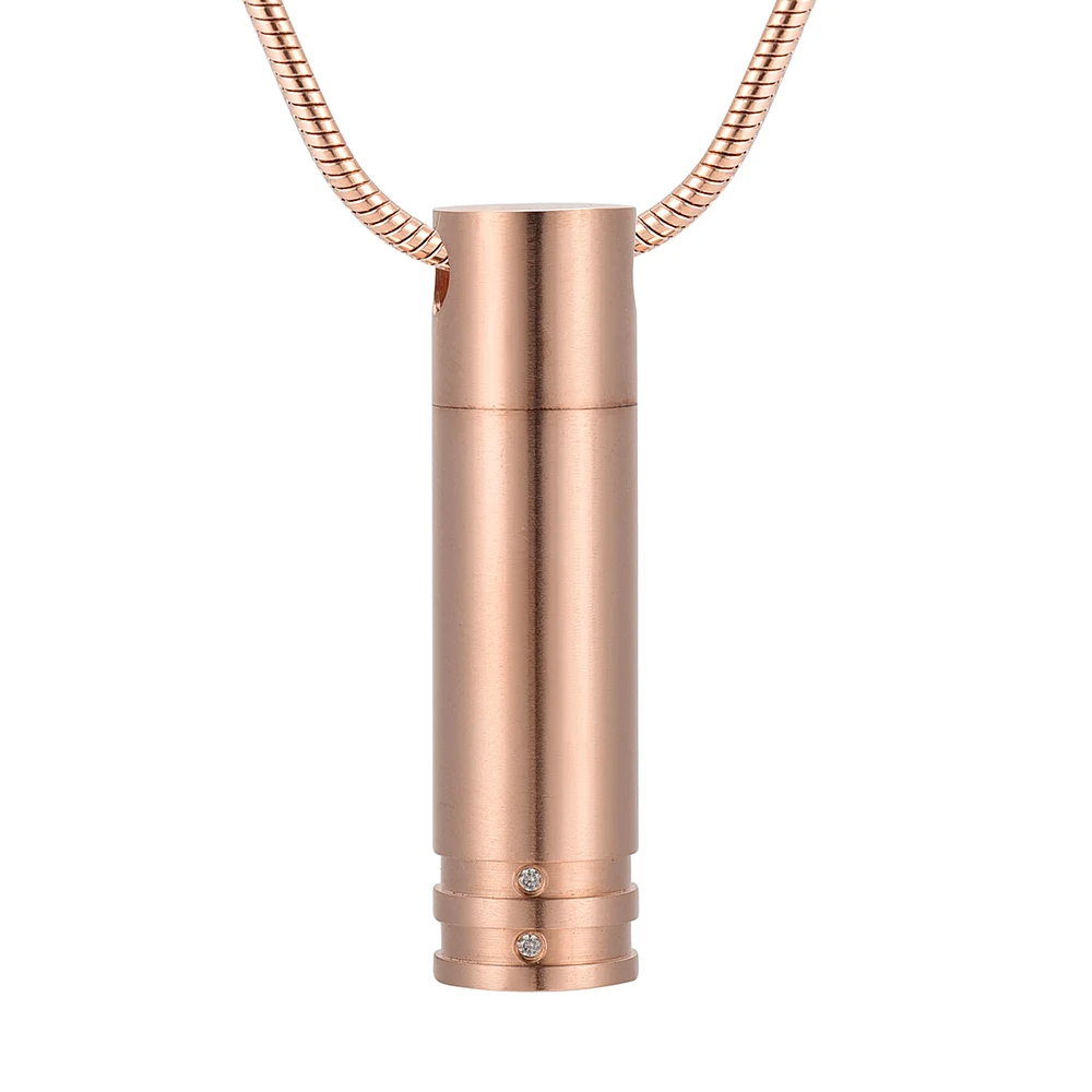 IJD9111 Блестящие трубки мемориальная урна Кремация кулон животных/человеческого пепла держатель Контейнер на память