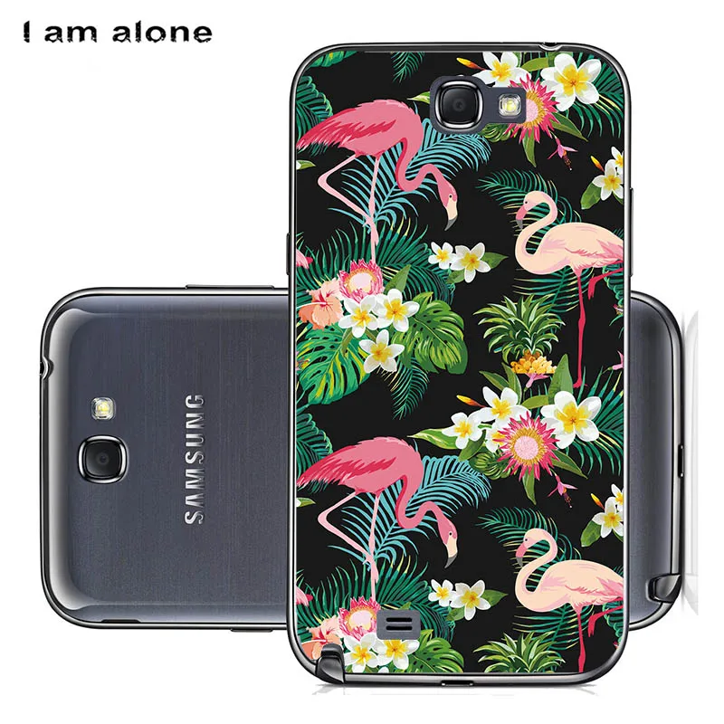 Чехлы для телефонов I am alone для samsung Galaxy Note 2 II N7100, 5,5 дюймов, жесткий пластиковый пакет, Модный Цветной Чехол для мобильного телефона - Цвет: PC KK13