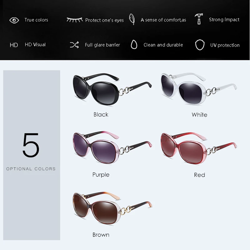 Женские солнцезащитные очки в винтажном стиле брендовые дизайнерские черные UV400