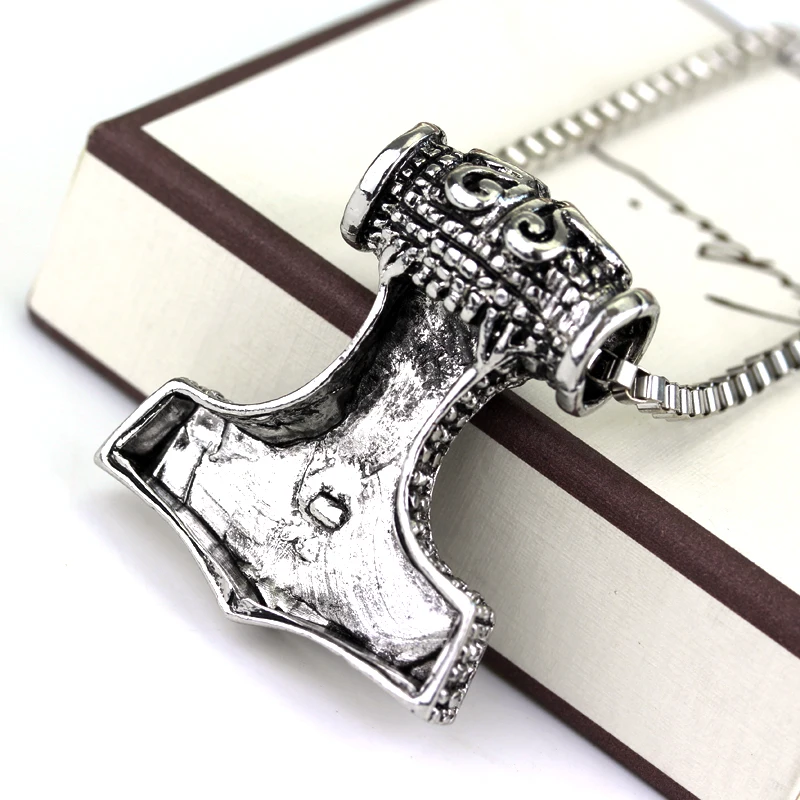 Высокое качество ожерелье Thor Hammer классический стиль Темный мир сплав THOR'S HAMMER