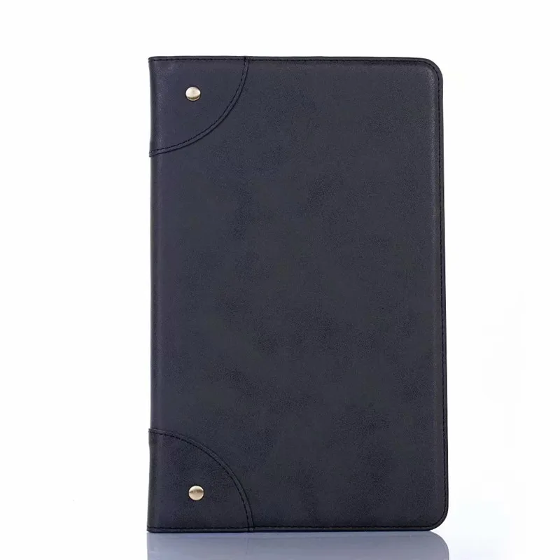 black Фолио чехол для Samsung Galaxy Tab SM-T510 SM-T515 T510 T515 smart case для Tab 10,1 '' Tablet case принципиально - Цвет: black