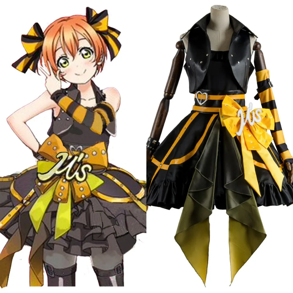 Rin Hoshizora/платье для косплея костюм Love Live Lovelive карнавальный начальной школы