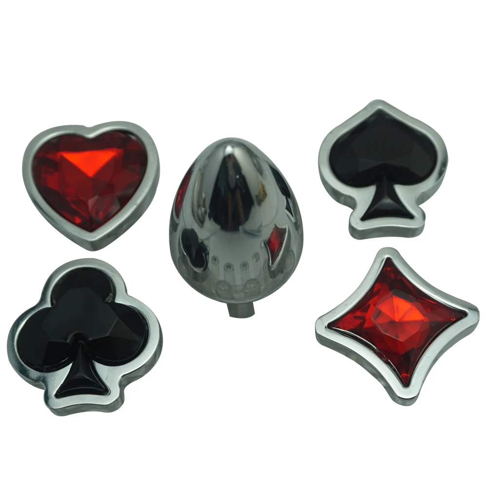 Dia 27mm replaceable peach apricot plum square jewelry bottom as 1 set anal butt plug beads insert metal sex toy for men women | Красота и