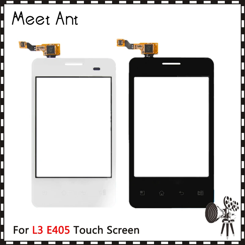 10 шт./лот 3 2 &quotдля LG Optimus L3 E400 и Dual E405 сенсорный экран дигитайзер Датчик внешняя